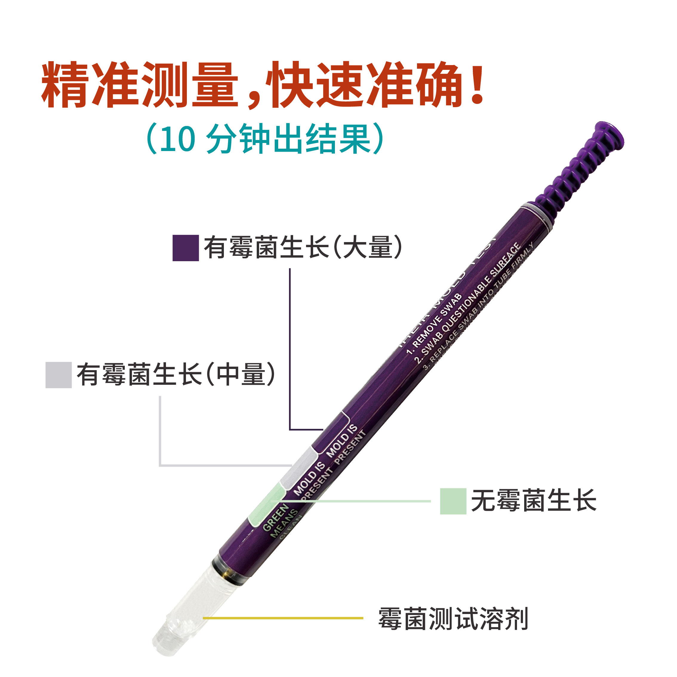 iHeir-Test Kit 即时霉菌测试笔|QC验货专用霉菌检测工具