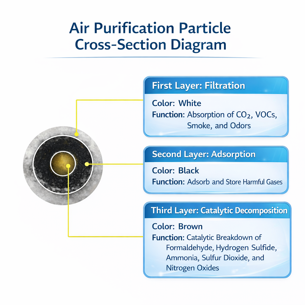 iHeir-CW Microcapsule Deodorizer Sachet｜Long-Lasting Eco-Friendly Odor Removal & Antibacterial Sachet